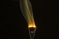 light bulb, energy, burning, burnt, burn, bulb, glow, electric bulb, lamp, filament lamp, smoke, fume, reek, white smoke, brown smoke, incense, broken, glas, damaged, worn, power, current, red heat, heat, warm, thermal stress, ncandescence